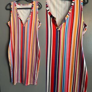 SHEIN Bodycon Striped Dress